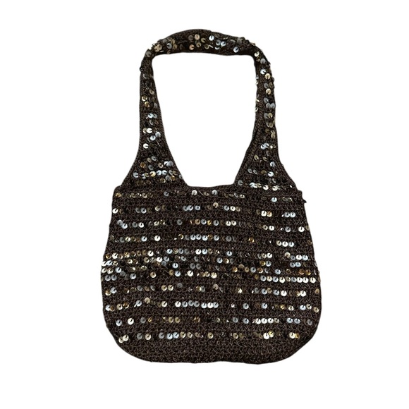 Handbags - Y2K Brown Sequin Bag